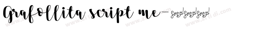Grafollita script me字体转换 Grafollita script me字体转换